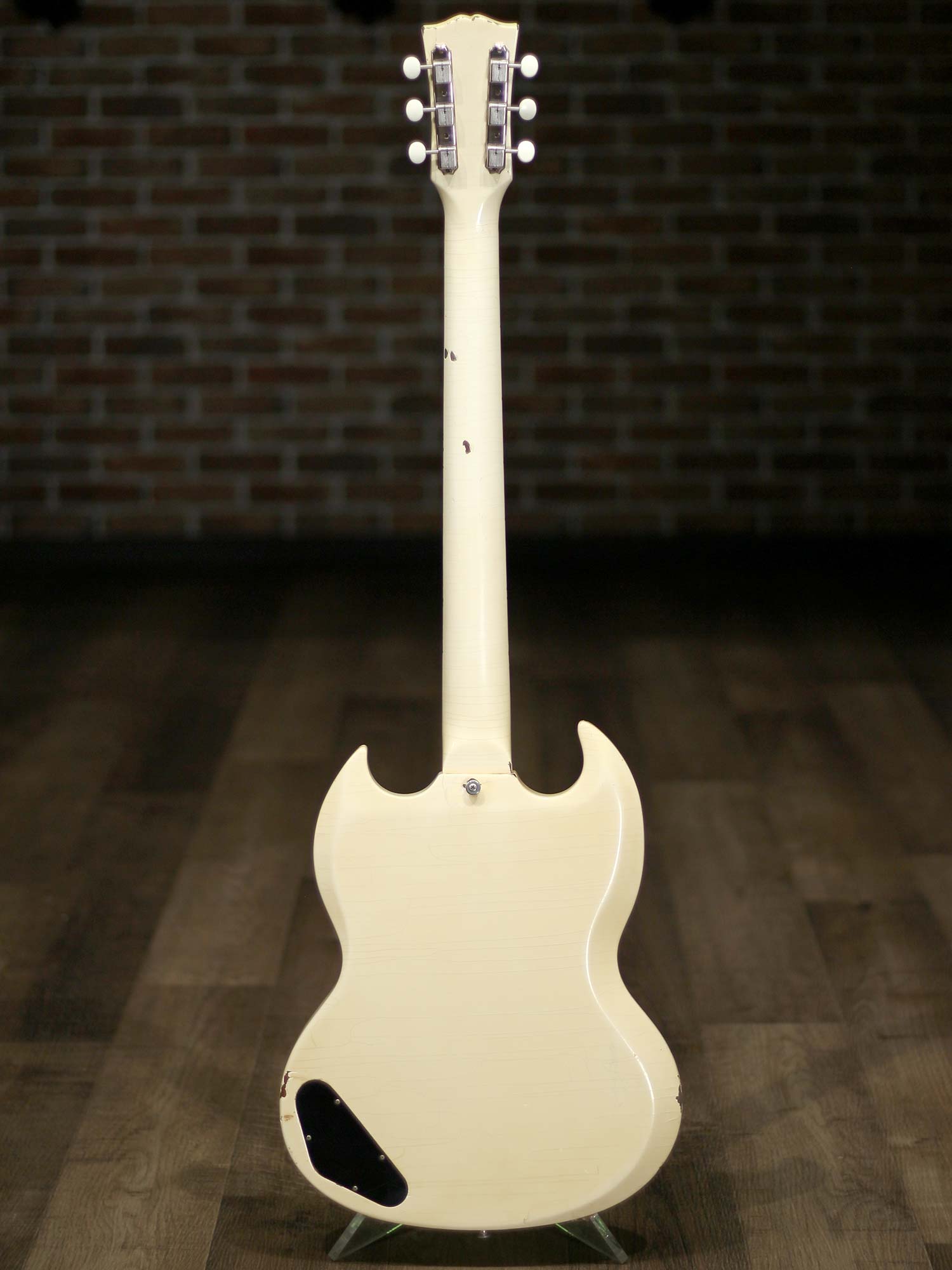 tafuさん専用　sgジュニア Gibson 1963 SG Junior Polaris White Tremotone Vibrola